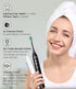 BAOVERI Electric Toothbrush with 8 Brush Heads for Adults&Kids, Sonic Electric Toothbrushes, 5 Modes&3 Intensity Levels, 2 Minutes Smart Timer, 4 Hours Fast Charge for 60 Days (Black)