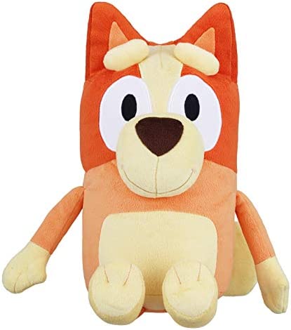 Bluey - Bingo 16" Stuffed Animal - Playtime & Naptime Companion | Jumbo Size, Soft Deluxe Materials - Huggable Cuddles Best Friend