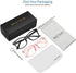 MEETSUN Blue Light Blocking Glasses, Anti Eye Strain Headache (Sleep Better),Computer Glasses UV400 Transparent Lens