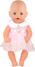 Fashion Doll Clothes 5 Set Complete Baby Doll Clothes for 12-14 Inch Doll Clothes with 12-14 Inch Reborn Baby Doll Clothes Accessories,My Life Doll Clothes,Our Generation Dolls Clothes