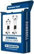 Dumbbell Exercise Cards - Fitness Playing Cards With Over 50 Dumbbell Workouts - 2.5" x 3.5" (Standard Playing Card Size)