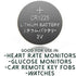 GloFX CR1225 3v Batteries - Button Coin Lithium Watch Battery Key Fob CR1225 (10 Pack)