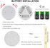 BIGMONAT Battery Operated Shower Light with Motion Sensor Wireless Ceiling Light RF Remote Controlled Through Walls|Brightness Dimmable and Timer Setting Indoor Lighting,Wireless Shower Light