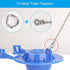 3 Pack Universal Toilet Flapper Chain Replacement Kit,Stainless steel,Including 12-Inch Chain,Hook,Ring