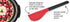 Instant Pot Official Spoon Spatula, One Size, Red