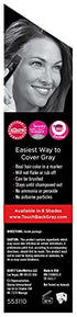 TouchBack PRO Gray Root Touch Up Marker Applicator - Real Hair Color Rich Black