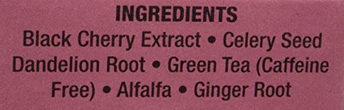 Only Natural Gout Tea Black Cherry Fruit Extract Bags, 20 Count (One Color, Pack of 2)