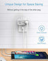 2 Prong to 3 Prong Outlet Adapter, TESSAN US to Japan Plug Adapter with 2 Outlets 3 USB Wall Charger, Travel Power Splitter for USA to Japanese Canada Mexico Philippines Peru, Type A