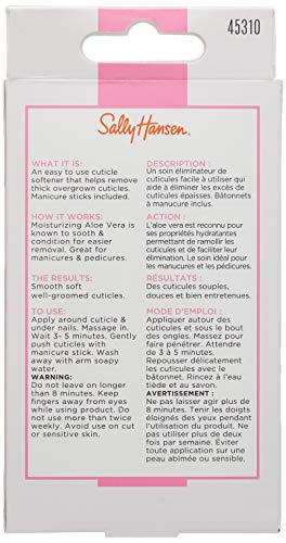 Sally Hansen Problem Cuticle Remover™, Eliminate Thick & Overgrown Cuticles, 1 Oz, Cuticle Remover Cream, Cuticle Remover Gel, Ph Balance Formula, Infused with Aloe Vera to Soothe and Condition