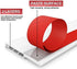 Suptikes 2 Pack Door Draft Stopper?Door Sweep for Exterior & Interior Doors,Door Bottom Seal Dust and Noise Insulation Weather Stripping Draft Guard Insulator, 1-4/5" W x 37" L,White