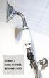 Shower head Swivel adapter,ball joint povit for overhead/handheld shower head,shower arm connection,polished Chrome