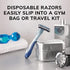 BIC Flex 3 Titanium Men’s Disposable Razors With 3 Blades, Ideal Razor For Face and Body Shaving, 8 Piece Razor Kit for Men