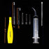 Airgoesin™ Lighted Tonsil Stone Remover Tools or Earwax Removal Tools, Yellow, 5 Tips, Tonsillolith Pick Case + 1 Irrigator Cleaner