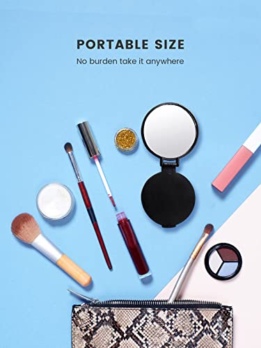 Compact Mirror Bulk, Round Makeup Mirror for Purse, Set of 12 (4-Color)