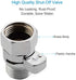Shower Regulator Valve, APLusee Brass Shower Head Shut Off Control Valve, Water Flow Restrictor with On Off Switch, Chrome