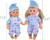 Young Buds Pack of 6 for 11-12-13 Inch Reborn Alive Baby Doll Clothes Outfits with Pillow Quilt Sheet Accessories Birthday Xmas Gift
