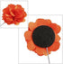 Pangda 15 Pieces Men's Lapel Pin Handmade Satin Flower Boutonniere Pin with Gift Box for Suit Wedding Groom (Multicolor A)