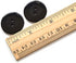GANSSIA 1 Inch (25mm) Black Color Buttons 2 Holes Resin Button for Sewing and Craft Pack of 100pcs