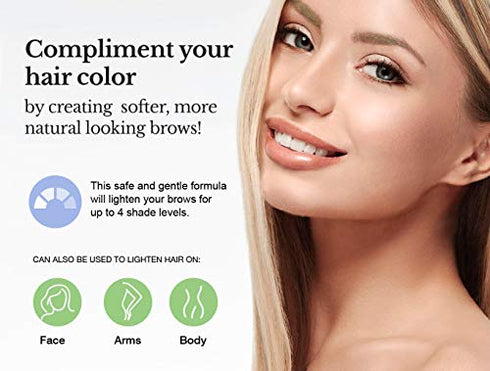 Godefroy Eyebrow Color Lightening Crème Single Use Application Kit