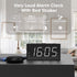 Loud Alarm Clock for Heavy Sleepers, Vibrating Alarm Clock with Bed Shaker for Deaf and Hard of Hearing, Dual Alarm Clock with 7.5'' Large Display,USB Charger, Dimmer, Snooze, 12/24H & Battery Backup