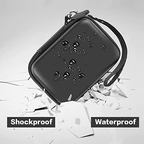 Case for Anker 622/ 633/ 621 Magnetic Battery (MagGo)/ PowerCore 10000, 5000mAh Foldable Wireless Portable Charger Storage Box, External Battery Pack Carrying Holder for USB Cable Accessories-Bag Only