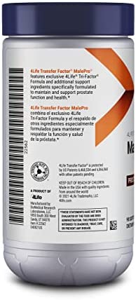 4Life Transfer Factor MalePro - Targeted Prostate Support with Saw Palmetto, Lycopene, and Kudzu - Immune System Support - 90 Softgels
