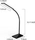LED Desk Lamp, RAOYI 12W Dimmable Table Lamp Eye-Caring Reading Light with USB Charging Port, Touch Control, 5 Lighting Modes and 7-Level Brightness for Home Office Bedrooms (Black)
