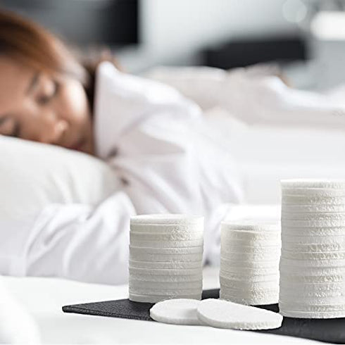 Maitys Essential Oil Refill Pad Replacement Refill Pads for Aromatherapy Essential Oil Diffuser Compatible with Humidifier, Air Purifier, Essential Oil Diffuser Replacement Microfiber Pad (50), White