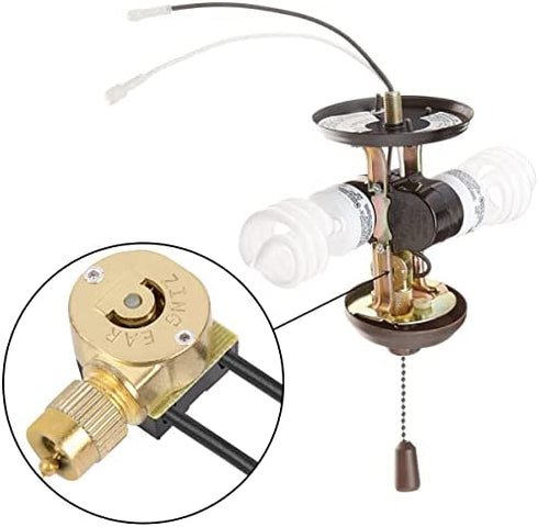 Ceiling Fan Switch Zing Ear ZE-109M Pull Chain Switch On/Off Light Switch for Hunter Ceiling Fan Light Lamp Replacement
