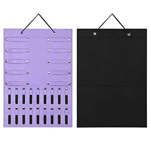 AROUY Headband Holder - Organizer Storage Newborn Baby Girl Headbands, Bows, Scrunchie and Hair Accessories for Display (Light Purple)