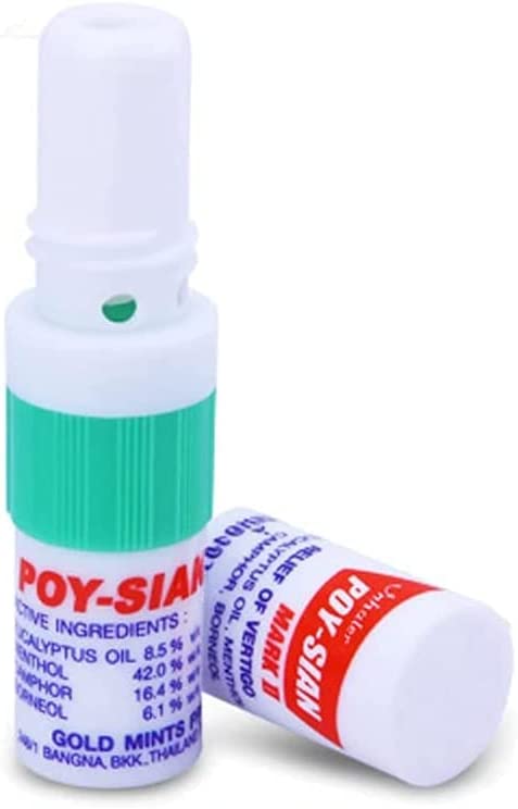 POY-SIAN Mark II Menthol Nasal Inhaler Poysian (Pack of 6)