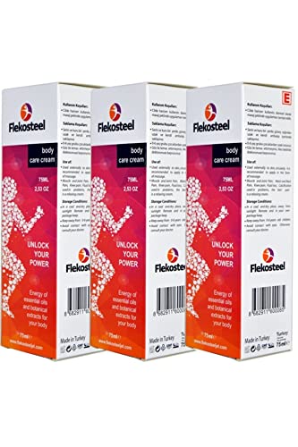 3 Tubes HENDEL'S GARDEN Flekosteel warming body balm