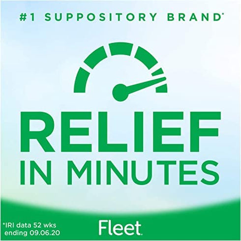 Fleet Glycerin Suppositories, 50 Suppositories (1-Pack)