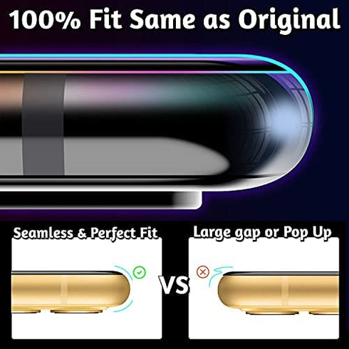LUVSS Rear Glass Assembly for Samsung Galaxy Note 9 SM-N960 Back Glass Panel Cover Case Housing Replacement + Camera Lens + Repair Manual DIY Tools Kit (Ocean Blue)