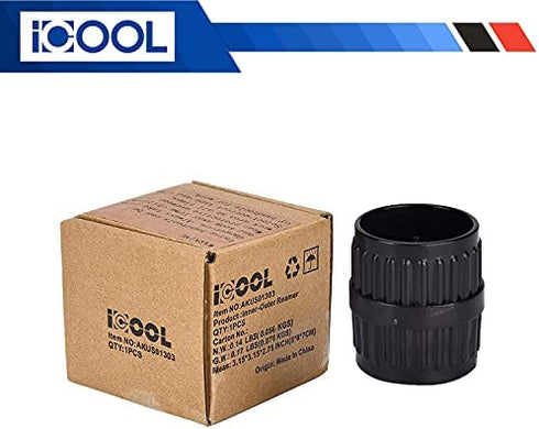 ICOOL Inner-Outer Pipe Reamer/Tube Deburring Tool 3/16 to 1-5/8 inch for Copper PPR PVC Brass Aluminum Soft Steel Tubing and Pipes