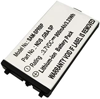 GBA SP Battery Replacement for Nintendo Advance SP AGS-001 SAM-SPRBP AGS-003 Battery