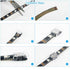 RGBZONE 10Pcs LED Strip Connector 3 Pin 10mm Strip to Strip Unwired Gapless Solderless Connector for Dual Color and Digital Pixel Strip Light