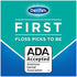 DenTek Complete Clean Easy Reach Floss Picks | Advanced Fluoride Coating, Mouthwash Blast Flavor| 75-Count | 6-Pack