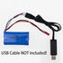 2 pcs 7.4V 1500Mah 15C JST Plug li-on Battery for HUANQI 957 948 848 Double Horse 9101 9053 MJX F45 T23 T55?Old Version? RC Car Helicopter Boat etc