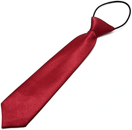 Minelife 6 Pieces Boys' Pre-tied Adjustable Necktie Elastic Neck Strap Tie for Boys, Kids, Teen, Youth Wedding Graduation School Uniforms(6 Colors)