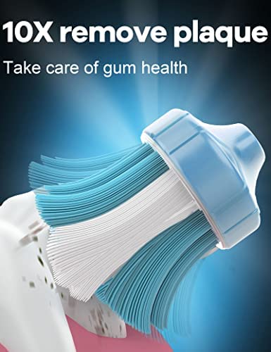 Ofashu Replacement Toothbrush Heads for Philips Sonicare DiamondClean C1 C2 C3 G3 W3 4100 5100 HX9044 HX9024, White, 8 Packs Sonic Electric Brush Refill Head