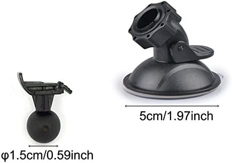 OctinPris Dash Camera Suction Cup Mount Dashcam Mounts Holder with 13 Ball Joints Adapter for Vehicle Video Recorder Windshield & Dashboard for Dash Car DVR Camera GPS