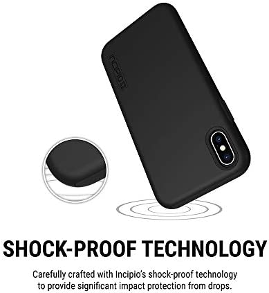 Incipio DualPro Case iPhone Xs (5.8") & iPhone X Case Hybrid Shock Absorbing Drop Protection - Black