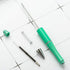 PASISIBICK Plastic Beadable Pens, Assorted Bead Pens for DIY PPL Gift with Shaft Black Ink, 10 Pieces