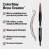Eyebrow Pencil & Powder by Revlon, ColorStay Brow Creator 2-in-1 Eye Makeup with Spoolie, Longwearing with Precision Tip, 600 Blonde, 0.23 Oz