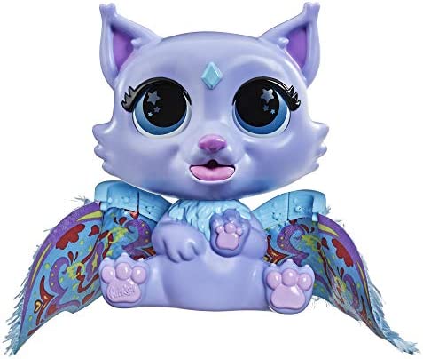 FurReal Flitter The Kitten Color-Change Interactive Feeding Toy, Lights and Sounds, Ages 4 and up