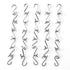 Rhinocats S Hooks, Small S Hooks?Mini S Hooks? 200 Pack Stainless S Shaped Hooks, 14mm Length ?Heavy Duty for Hanging