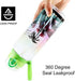 Cute Water Bottle with Straw for Women Teen Girls, BPA FREE Tritan & Leak Proof One Click Open Flip Top & Easy Clean & Soft Carry Loop, 30oz / 900ml (Coconut Tree)