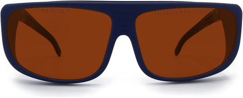 FreeMascot OD 4+ 190nm-550nm / 800nm-1100nm Wavelength Professional Laser Safety Glasses for 405nm, 450nm, 532nm, 808nm,980nm,1064nm, 1080nm, 1100nm Laser (Style 5)