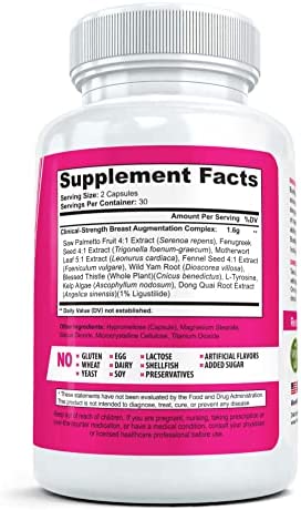 BustMaxx: The Most Trusted Breast Enhancement Pills | Natural Breast Enlargement and Female Augmentation Supplement for Breast Growth, 60 Capsules